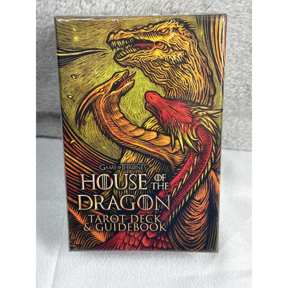 Insight Editions House of the Dragon Tarot Deck Gold Game of Thrones